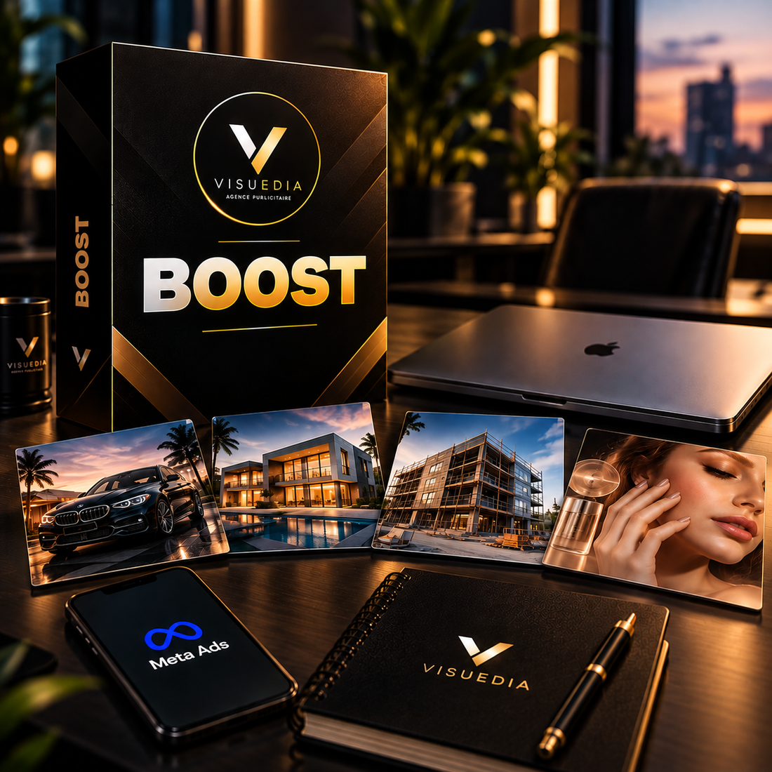VISUEDIA BOOST — Kit de prospection + 1h d'appel accompagnement